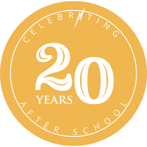 Celebrating 20-Year Anniversary After school logo